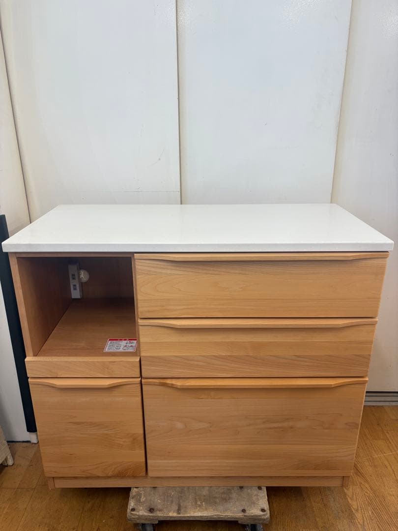 M132キッチンカウンター 幅1005mm 4引き出し