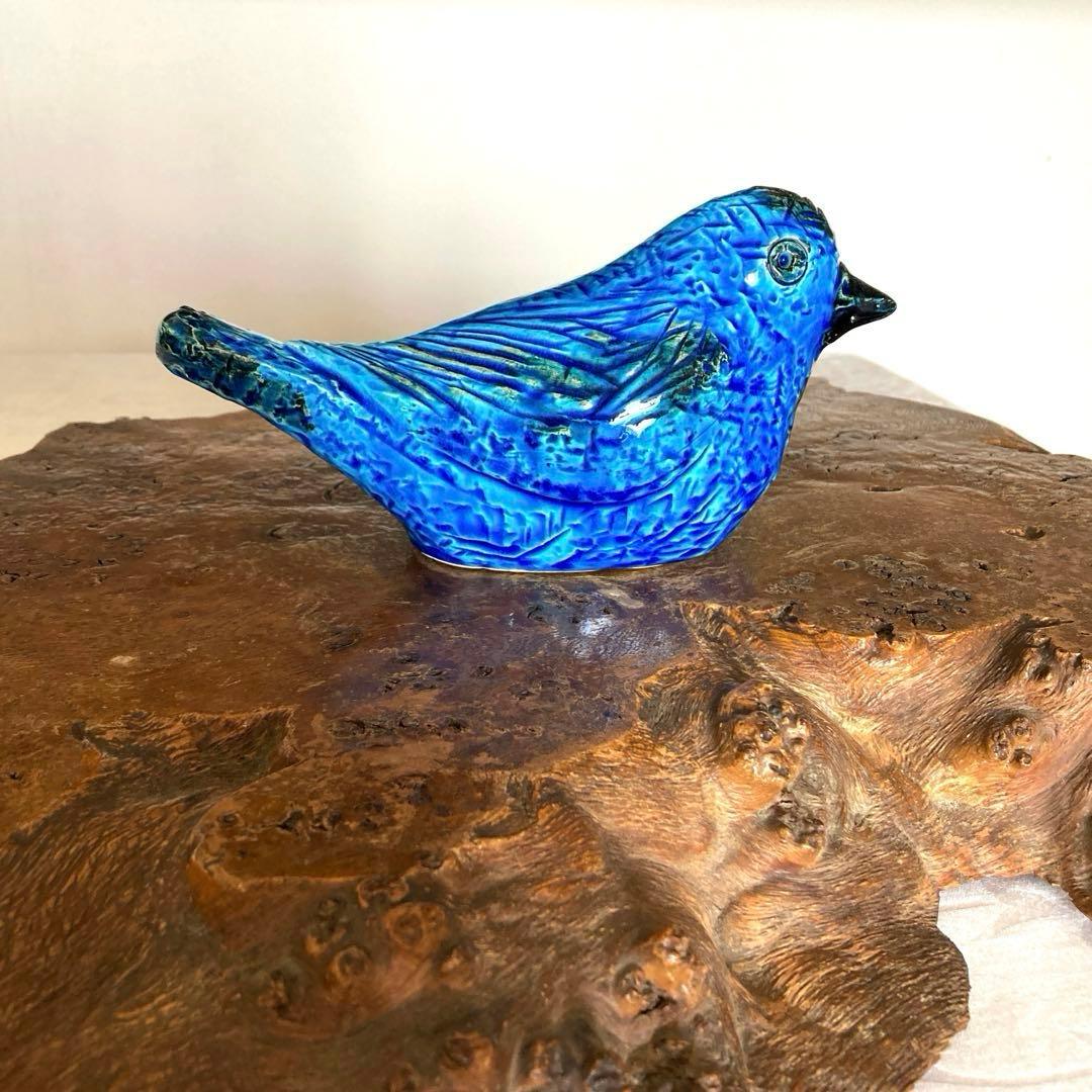 FLAVIA フラビア　青い鳥の置物　イタリア製　美品