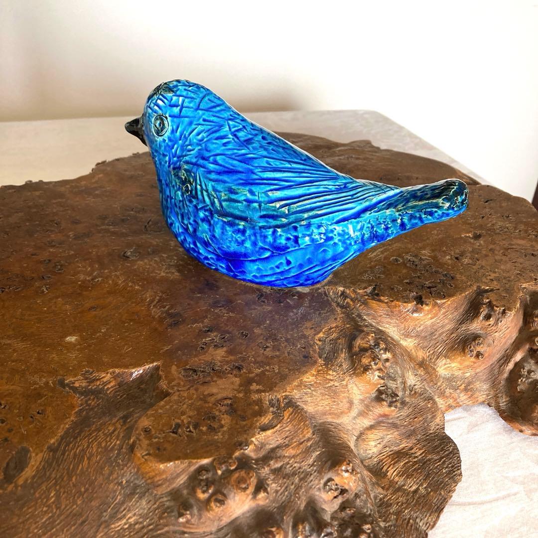 FLAVIA フラビア　青い鳥の置物　イタリア製　美品