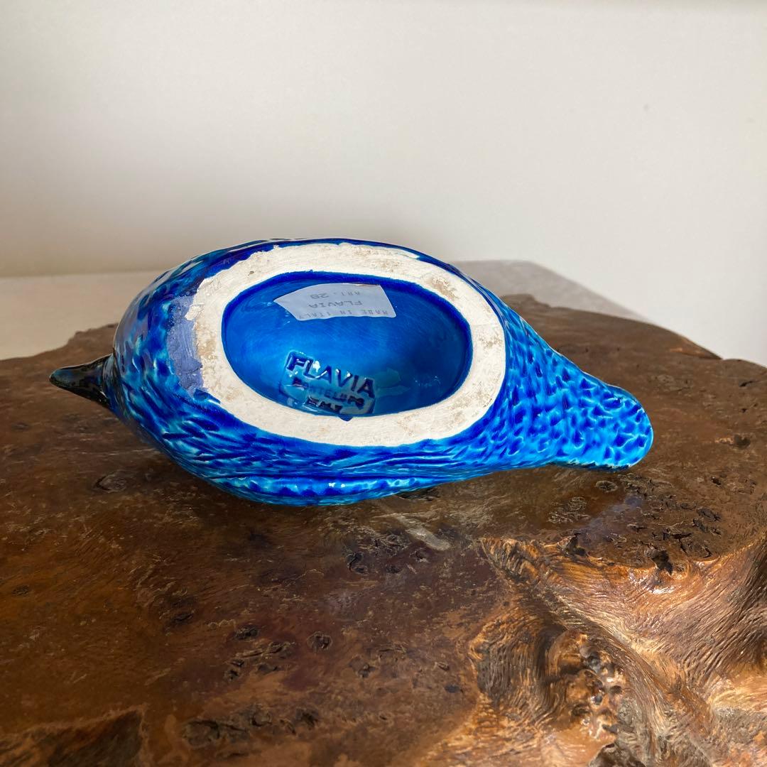 FLAVIA フラビア　青い鳥の置物　イタリア製　美品