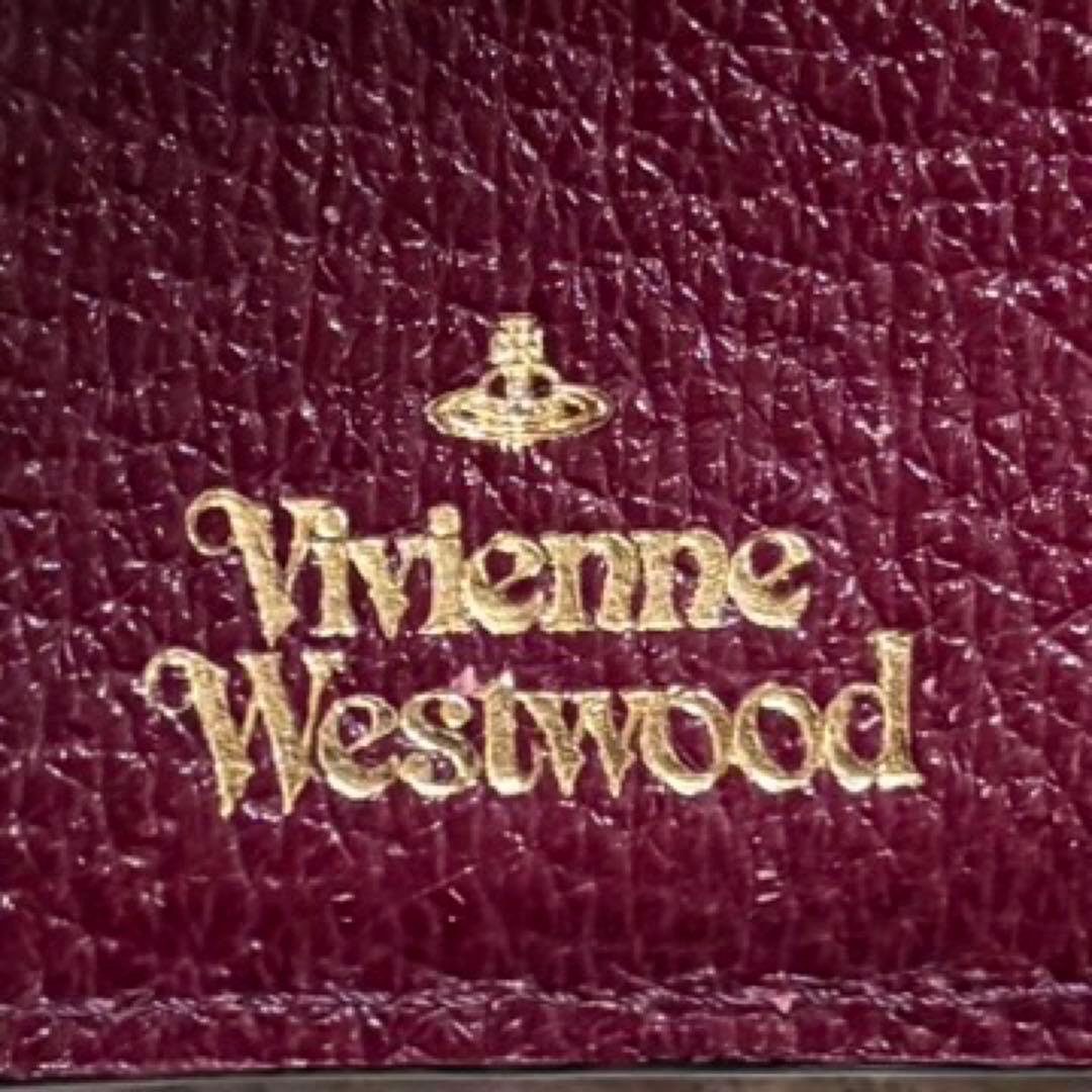 【美品】ヴィヴィアン ウエストウッド がま口 コンパクト 財布 ワインレッド