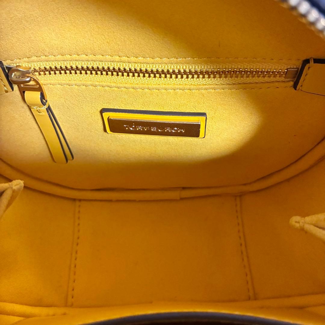 Tory Burch Tモノグラム　ジャカード　ムーンバック　ネイビー