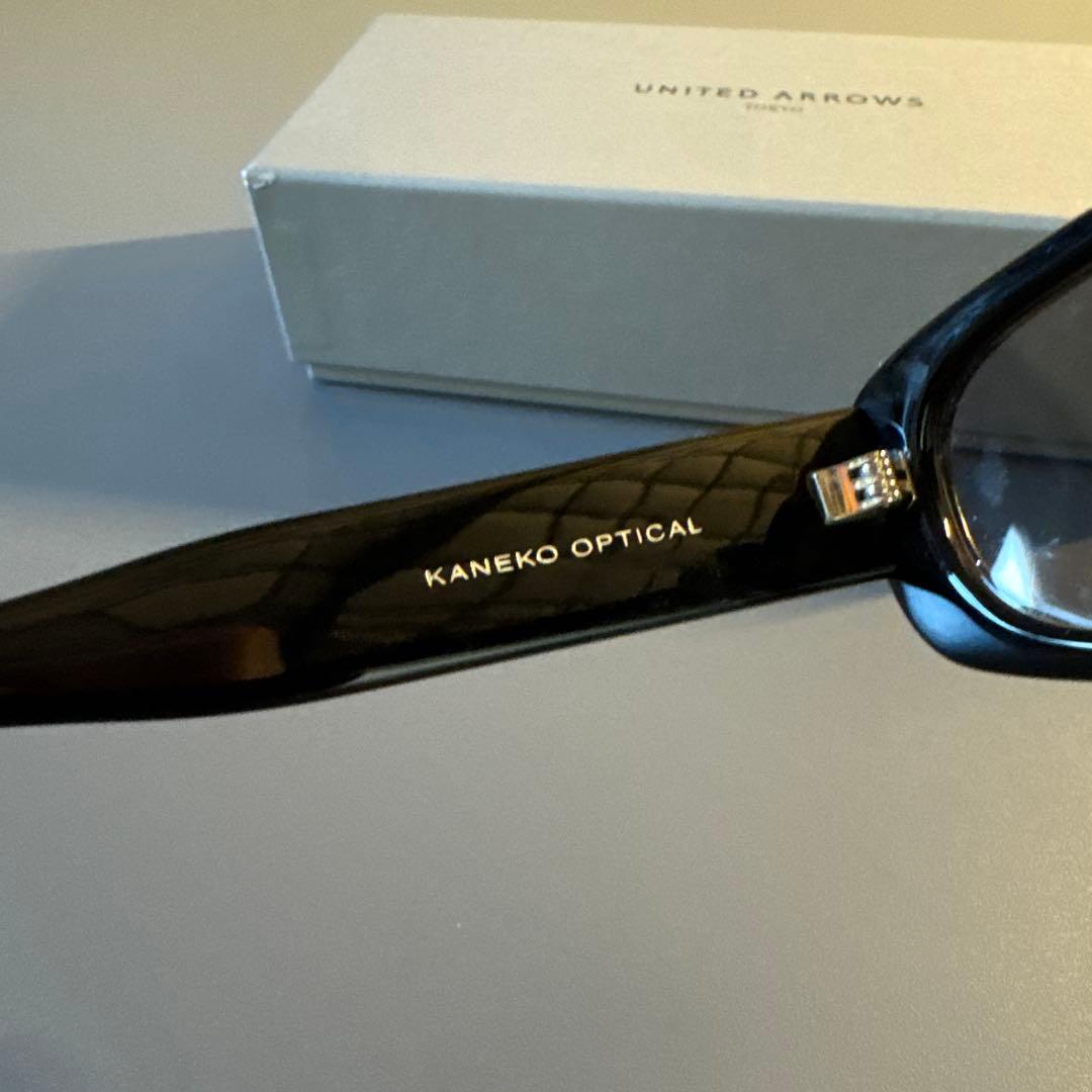 【日本製】金子眼鏡×UNITED ARROWS サングラス　ブラック