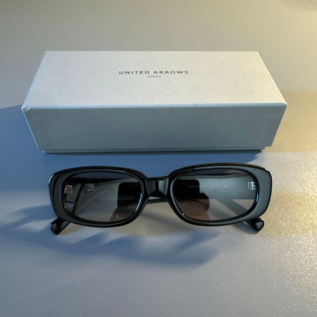 【日本製】金子眼鏡×UNITED ARROWS サングラス　ブラック