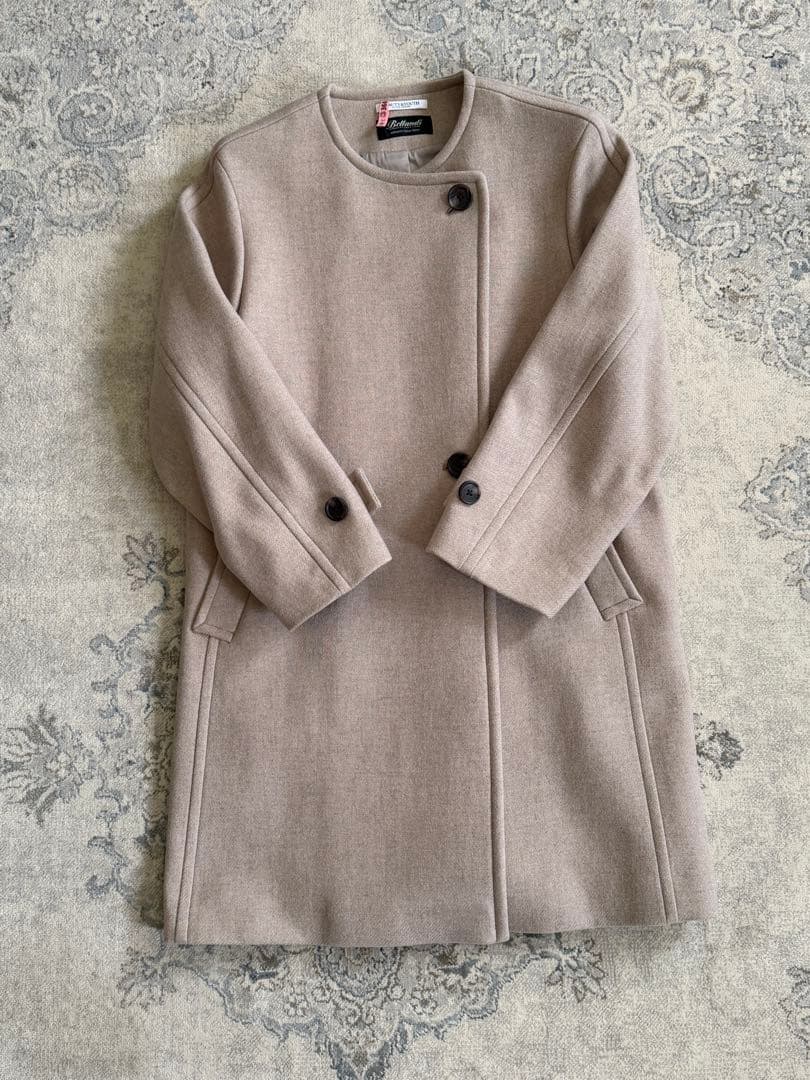 極美品　BEAUTY＆YOUTH UNITED ARROWS　ノーカラーコート