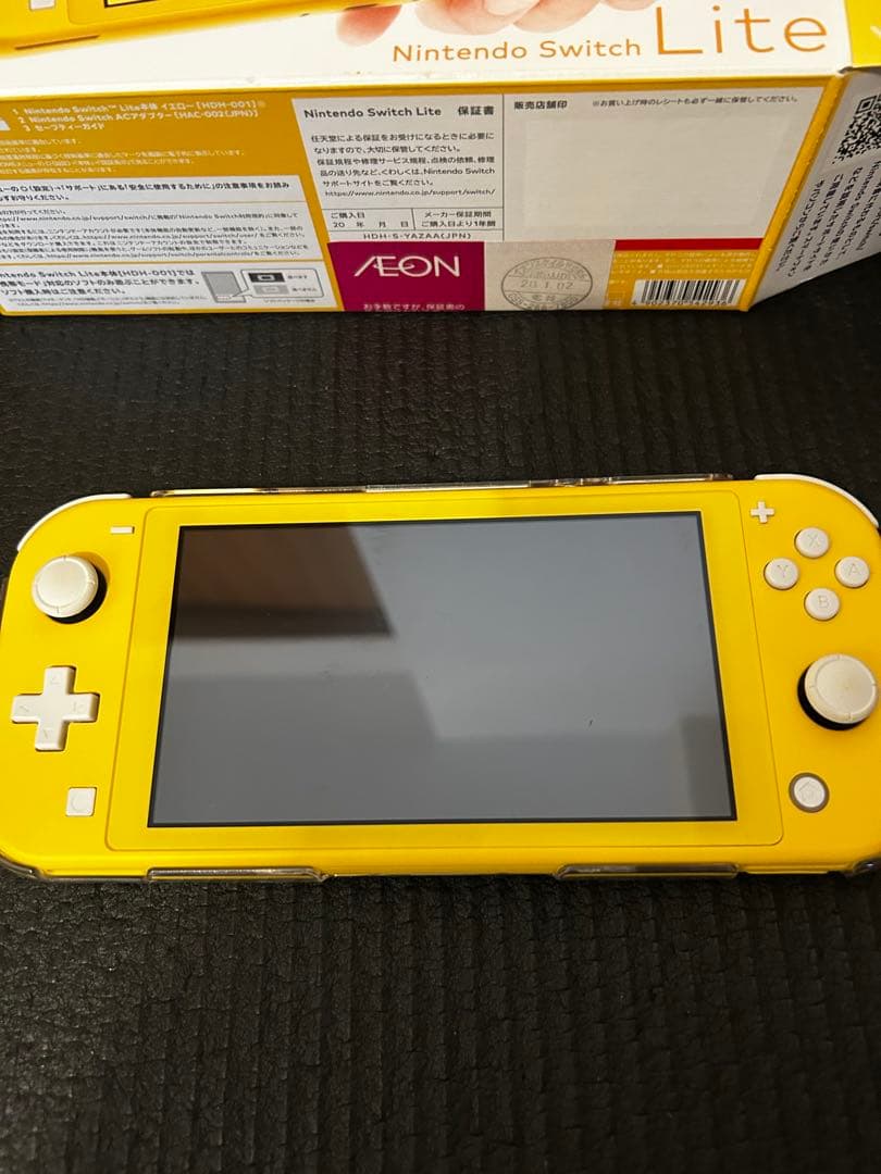 ラ*ー様 Nintendo Switch Lite イエロー 箱付き