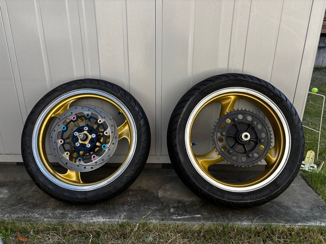 カワサキ バリオス250 前後ホイール ブレンボディスク