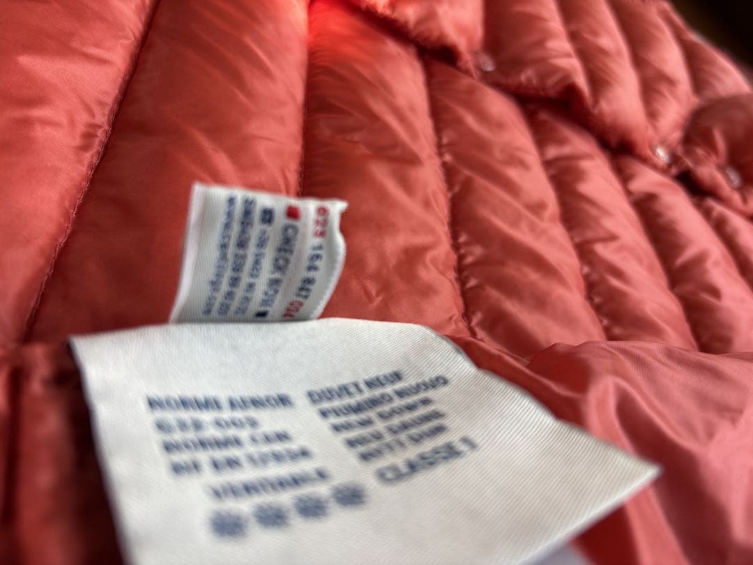 MONCLER オレンジ ダウンベスト　LIANE サイズ1