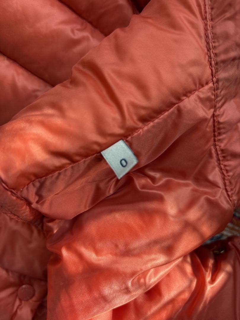 MONCLER オレンジ ダウンベスト　LIANE サイズ1