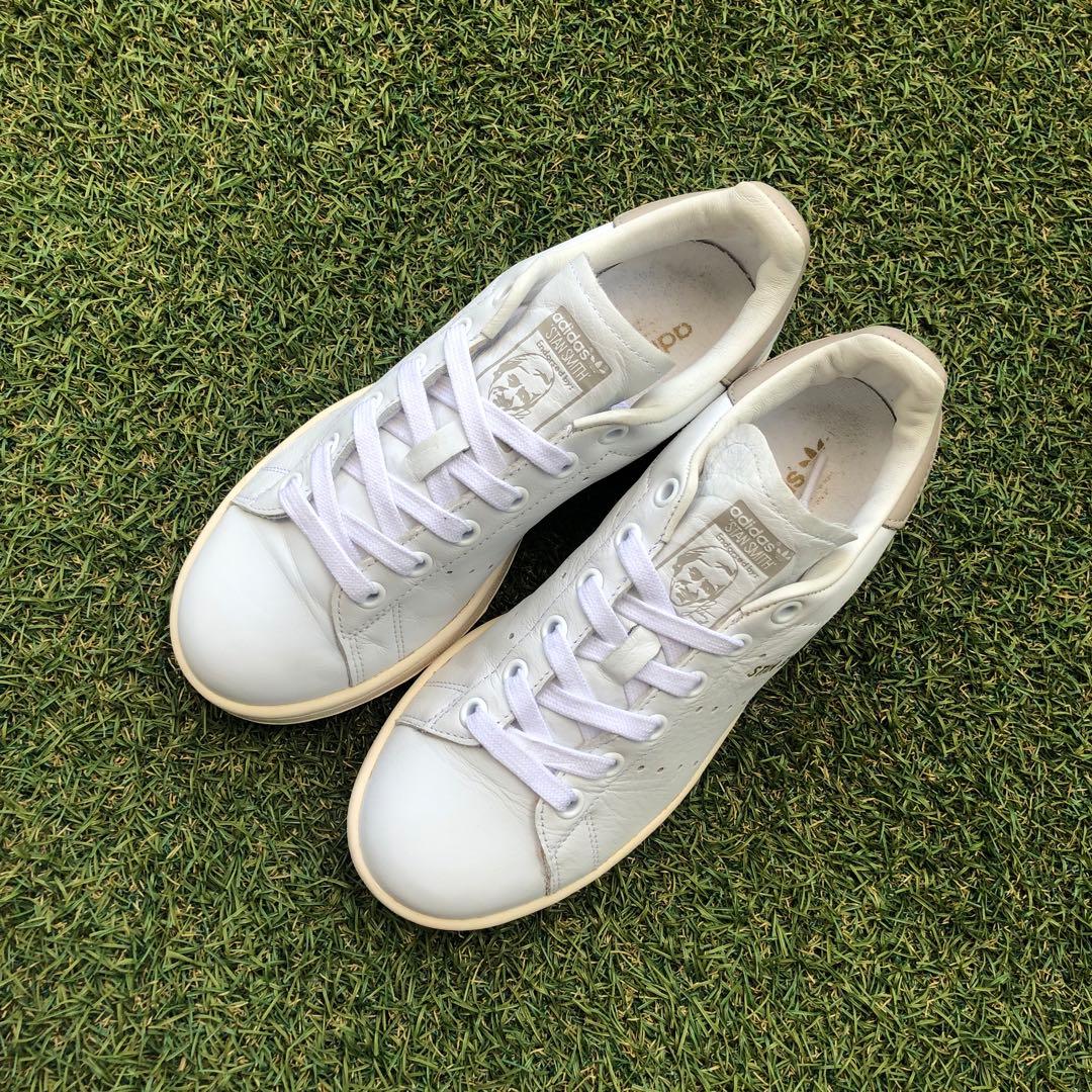 美品22.5 adidas アディダス スタンスミス クリアグラナイHA589