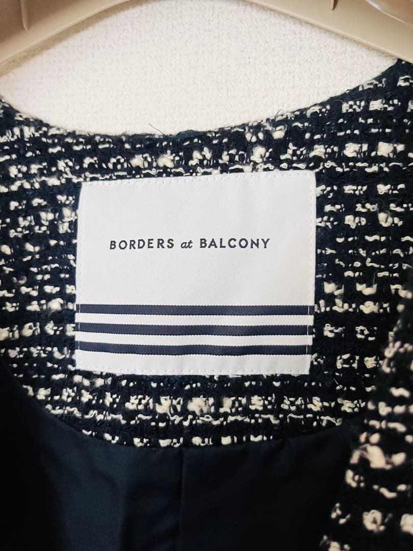 みみみ様　７月１日中❣️ボーダーズアットバルコニー　ツイードジレ　ネイビー