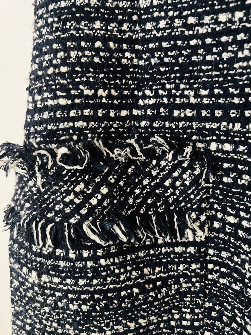 みみみ様　７月１日中❣️ボーダーズアットバルコニー　ツイードジレ　ネイビー