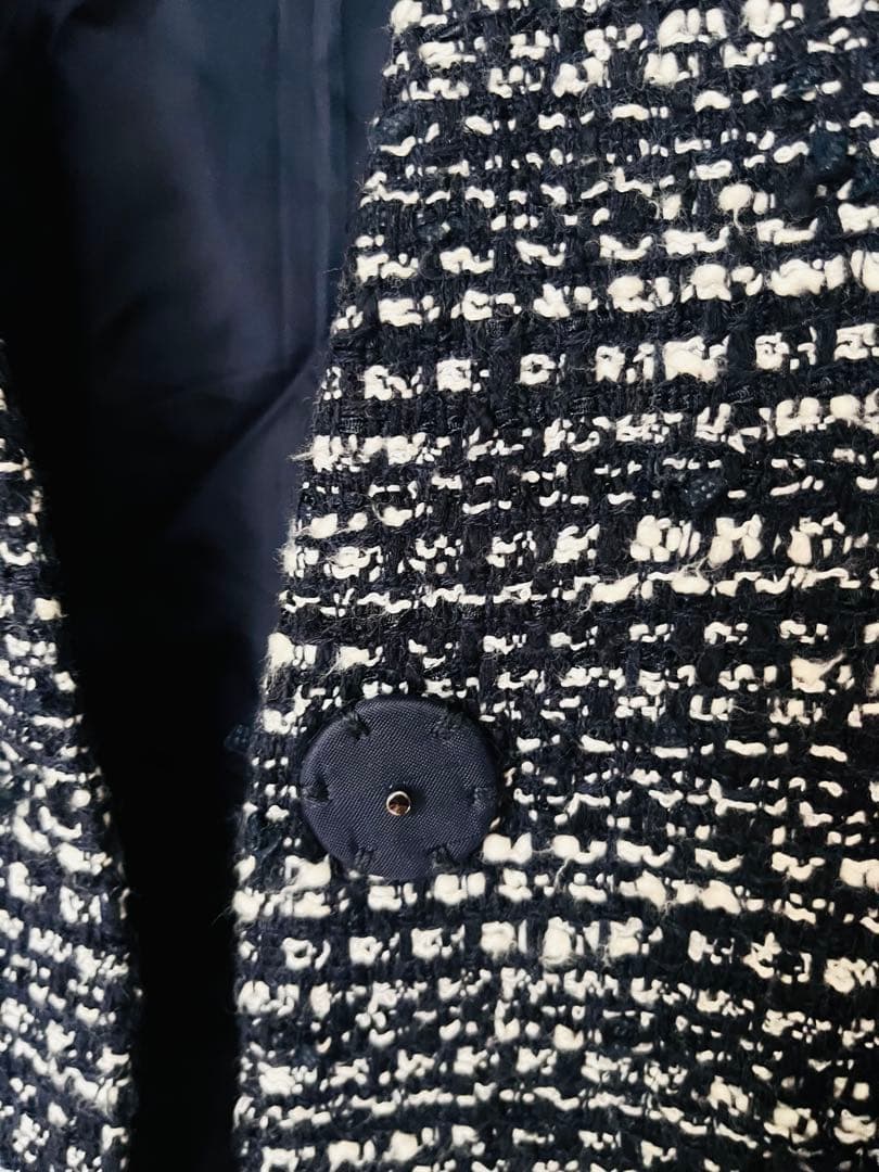 みみみ様　７月１日中❣️ボーダーズアットバルコニー　ツイードジレ　ネイビー