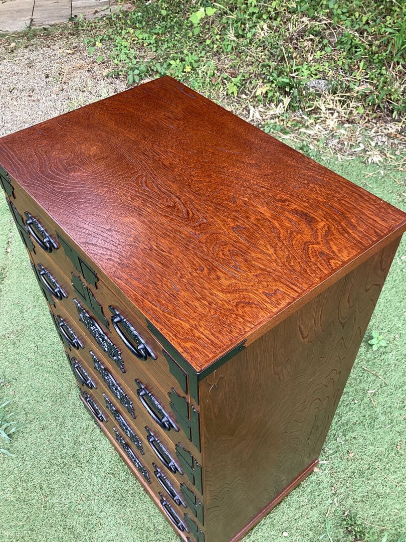 時代箪笥　民芸箪笥　装飾金具　和箪笥　収納箪笥　整理箪笥