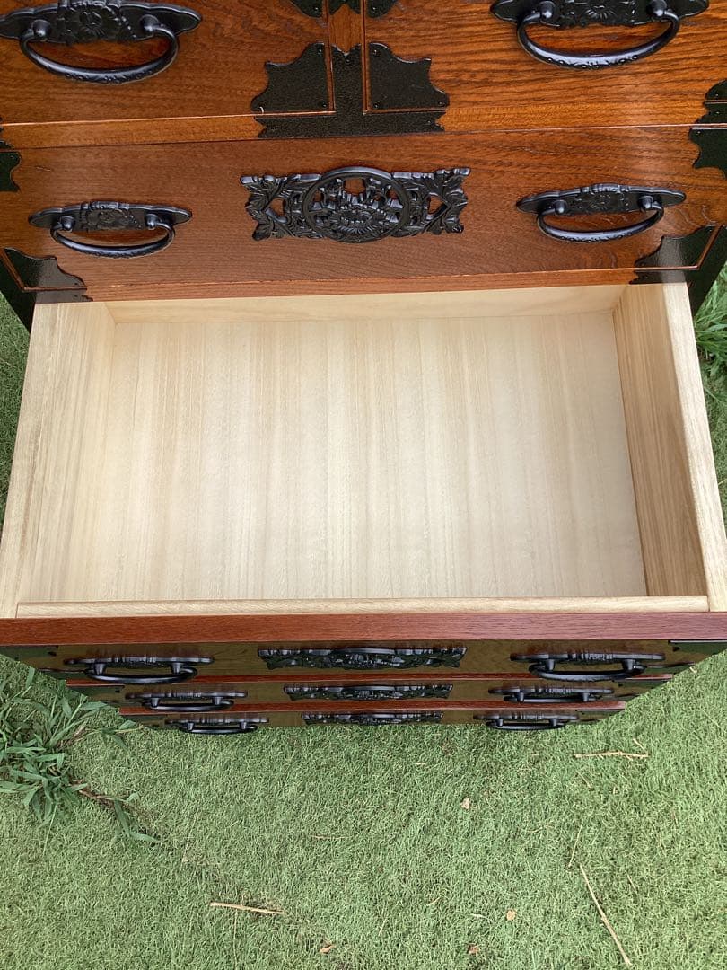 時代箪笥　民芸箪笥　装飾金具　和箪笥　収納箪笥　整理箪笥