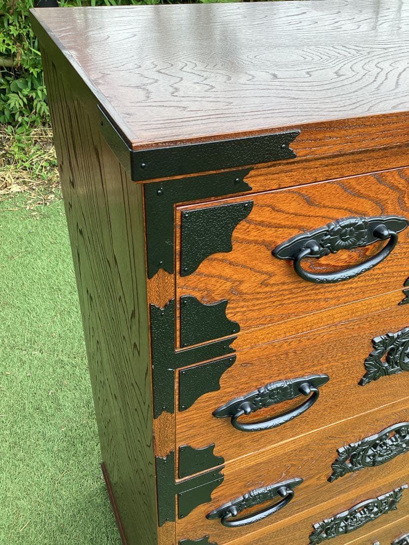 時代箪笥　民芸箪笥　装飾金具　和箪笥　収納箪笥　整理箪笥