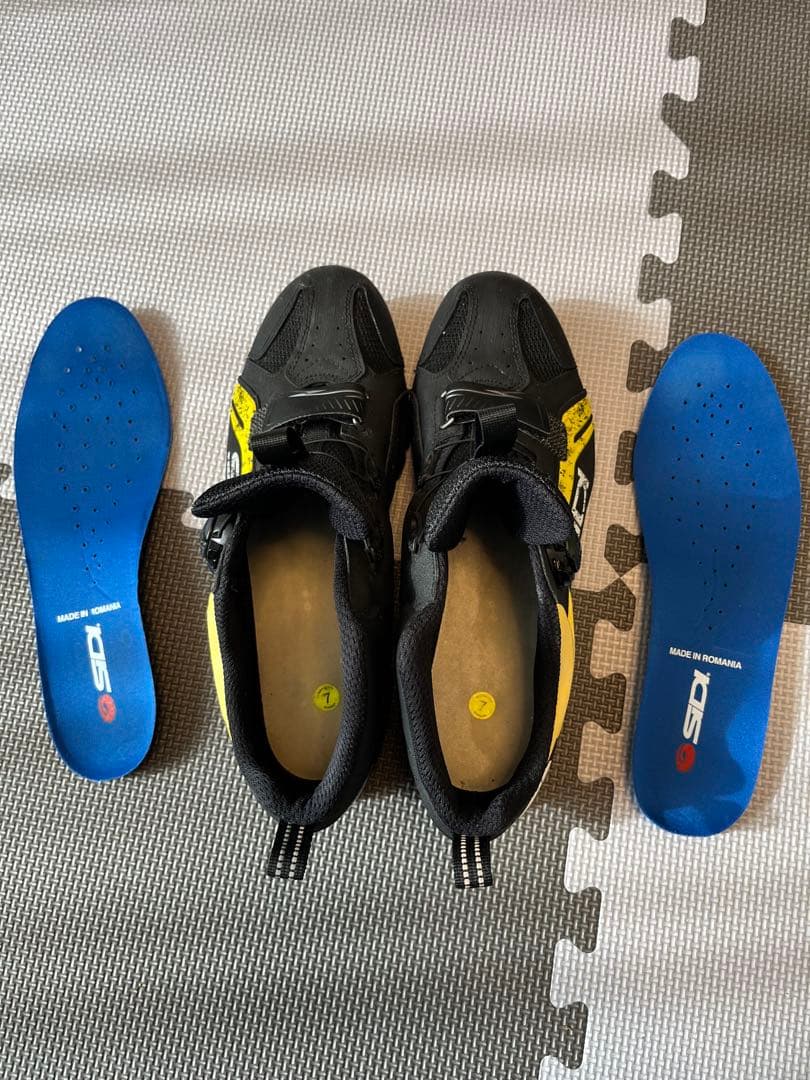 SIDI ビンディングシューズ　自転車用シューズ ブラック/イエロー