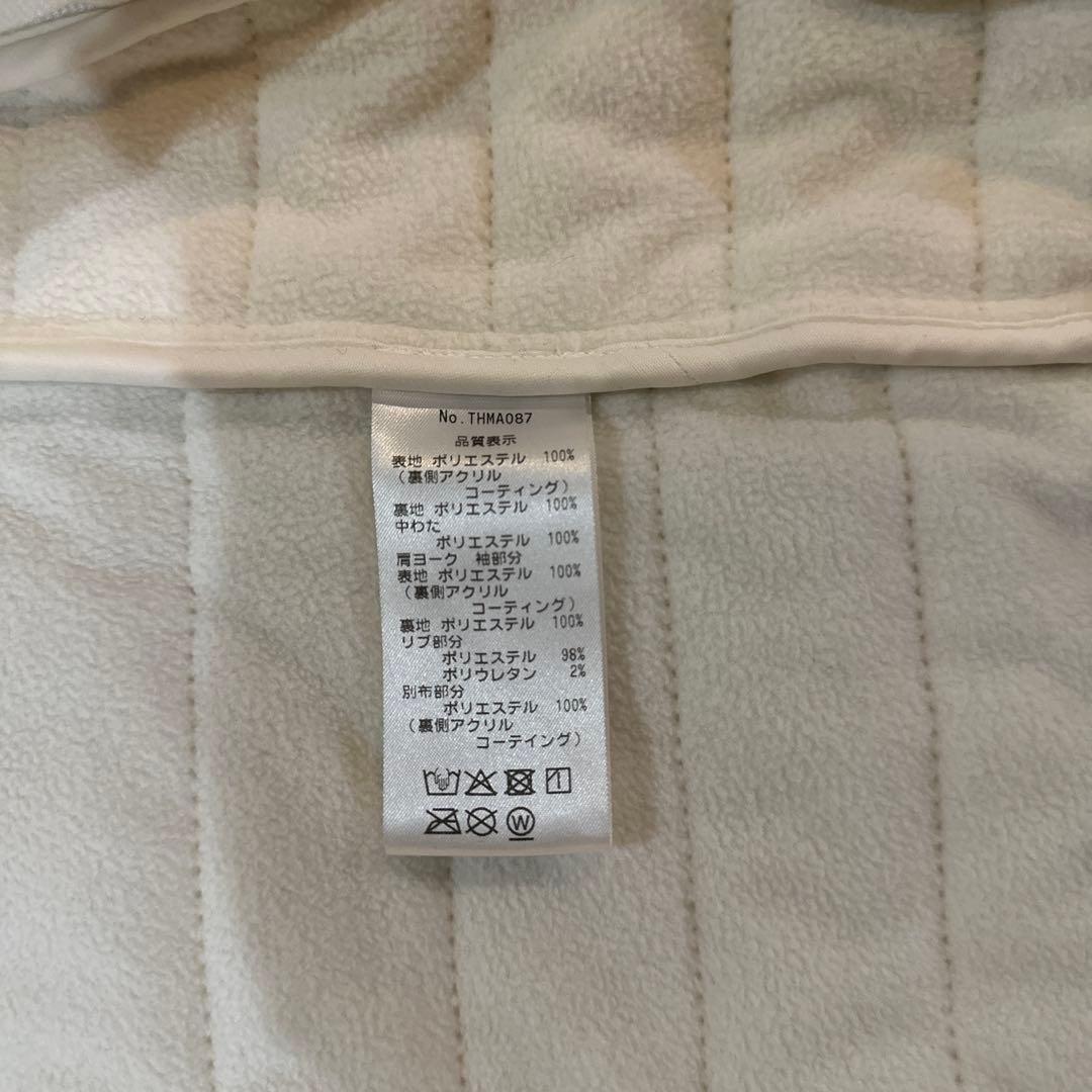   中綿ジャケット ホワイト