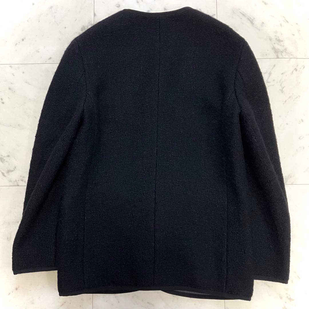 美品 イレーヴ チロリアン ツイードジャケット コンチョボタン 黒