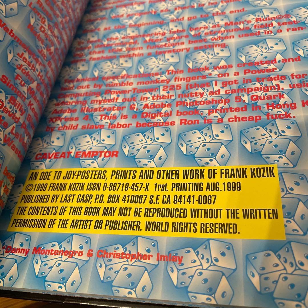 An Ode to Joy Frank Kozik フランクコジック　洋書