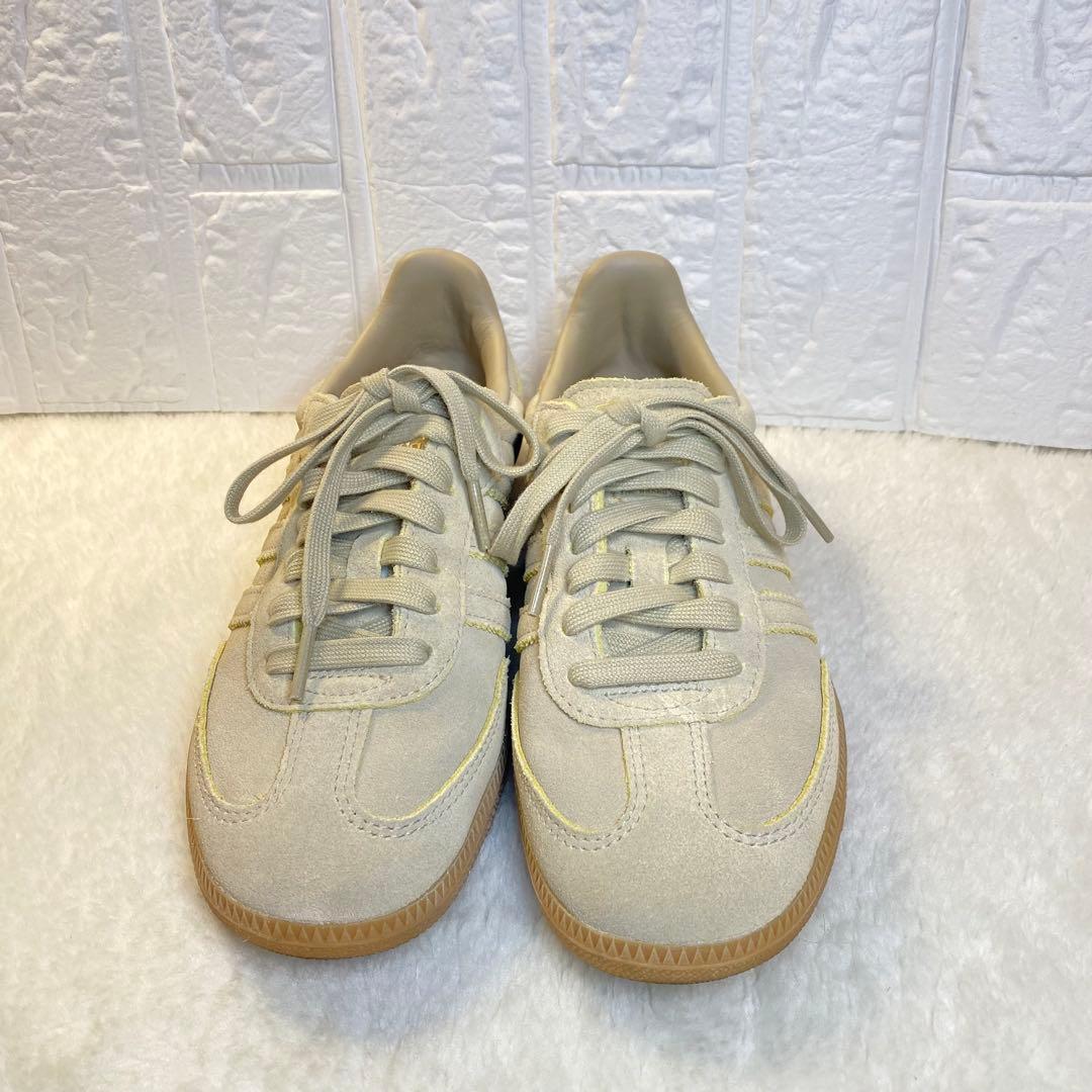 【美品】adidas SAMBA アディダス サンバ 23cm ベージュ
