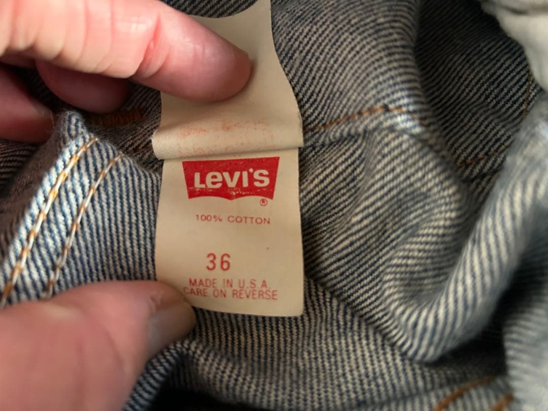 LEVI'S Gジャン 70506-0217 サイズ36 デニムブルー