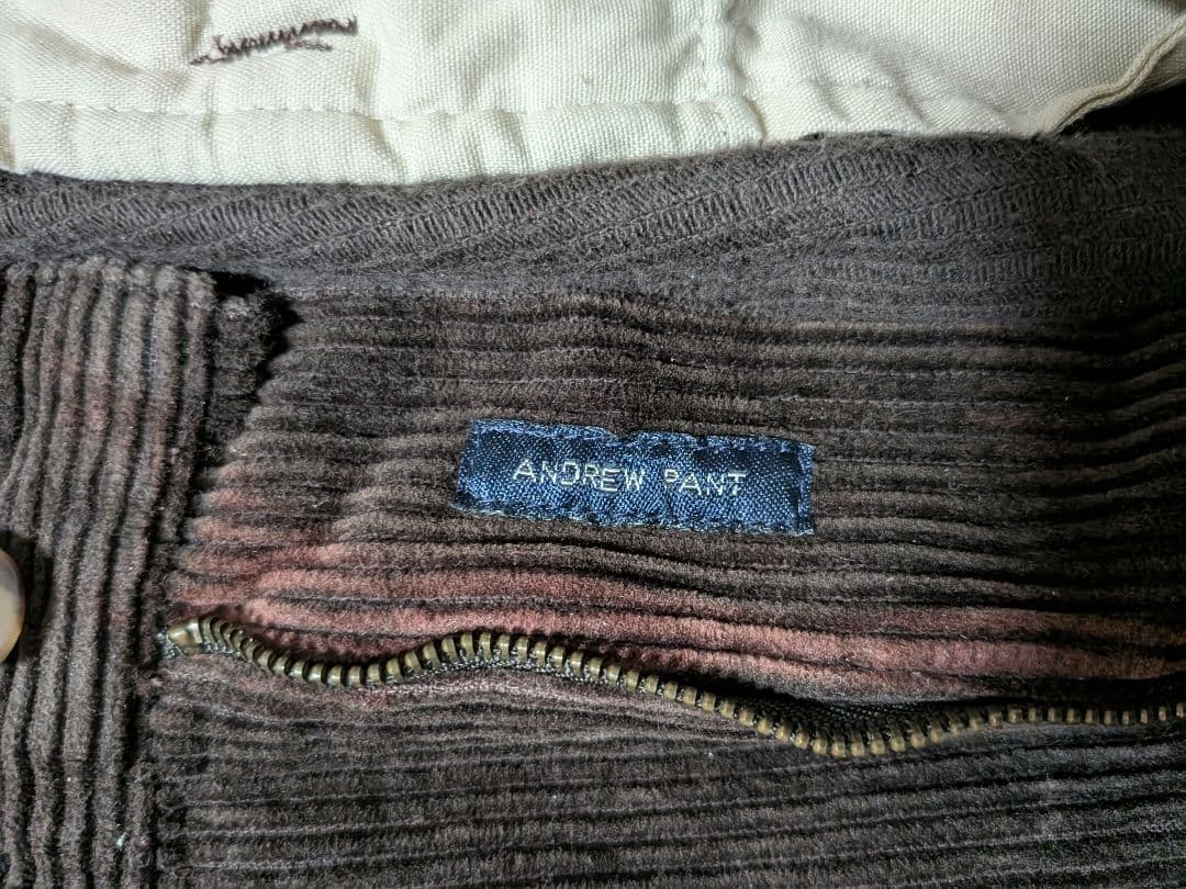 90s ラルフローレン アンドリュー コーデュロイ ブラウン