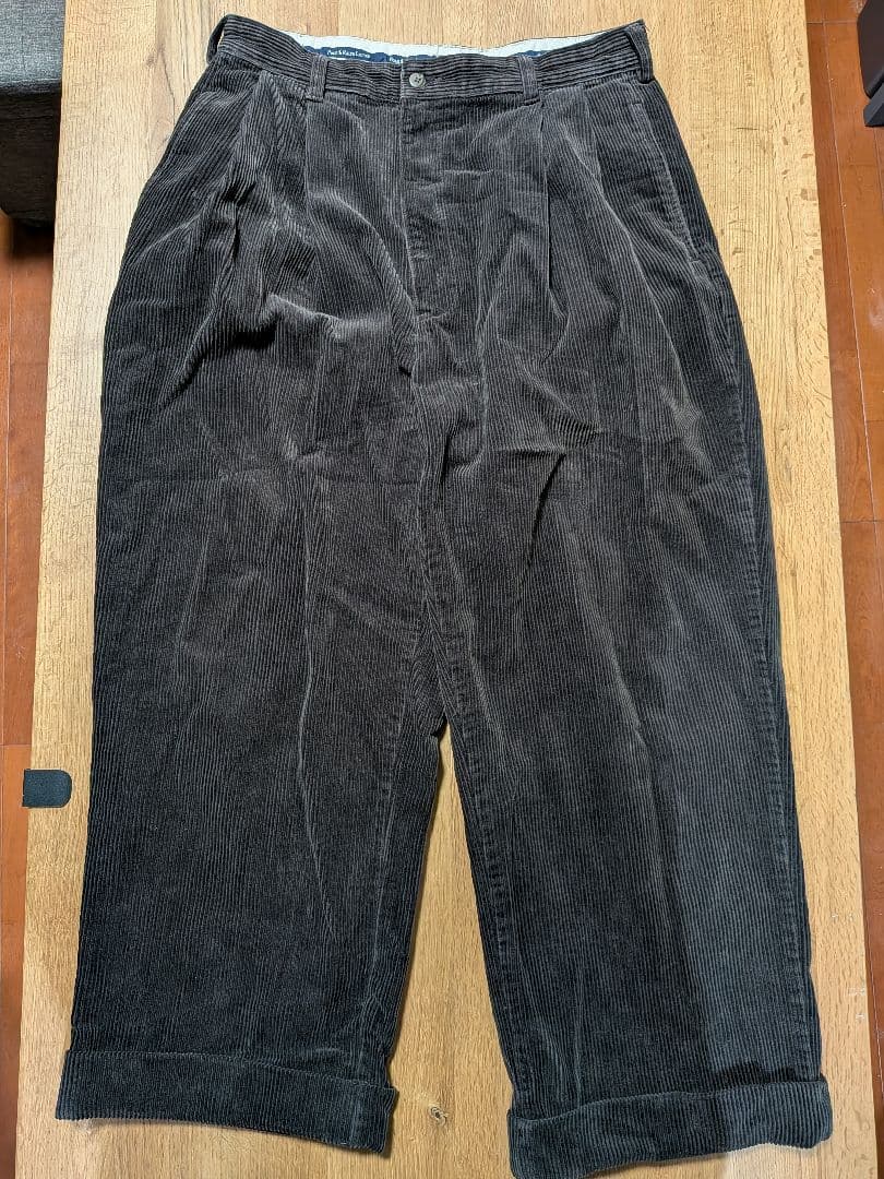 90s ラルフローレン アンドリュー コーデュロイ ブラウン