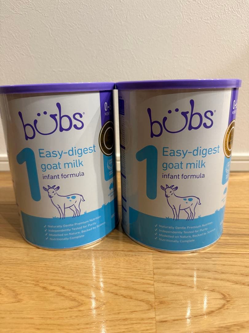 bubs Easy-digest goat milk 2缶