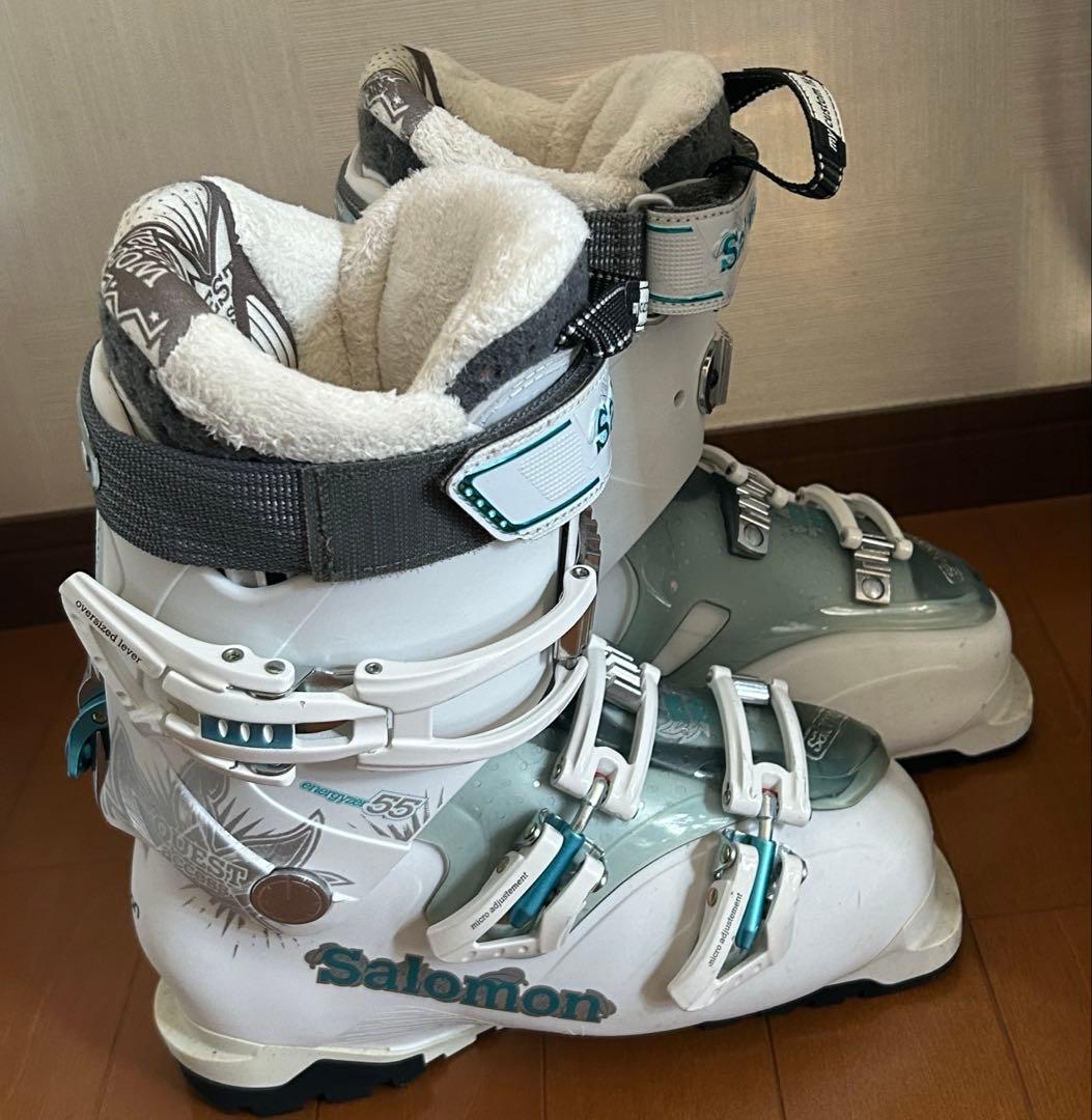 Salomon サラモン　スキー３点セット　板、靴、ストック