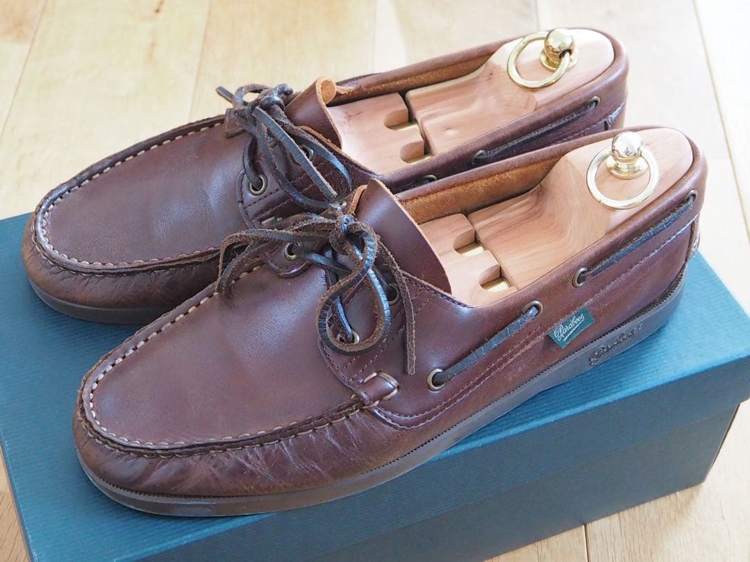 Parabootパラブーツ　BARTH バース　8.5 ブラウン シューツリー