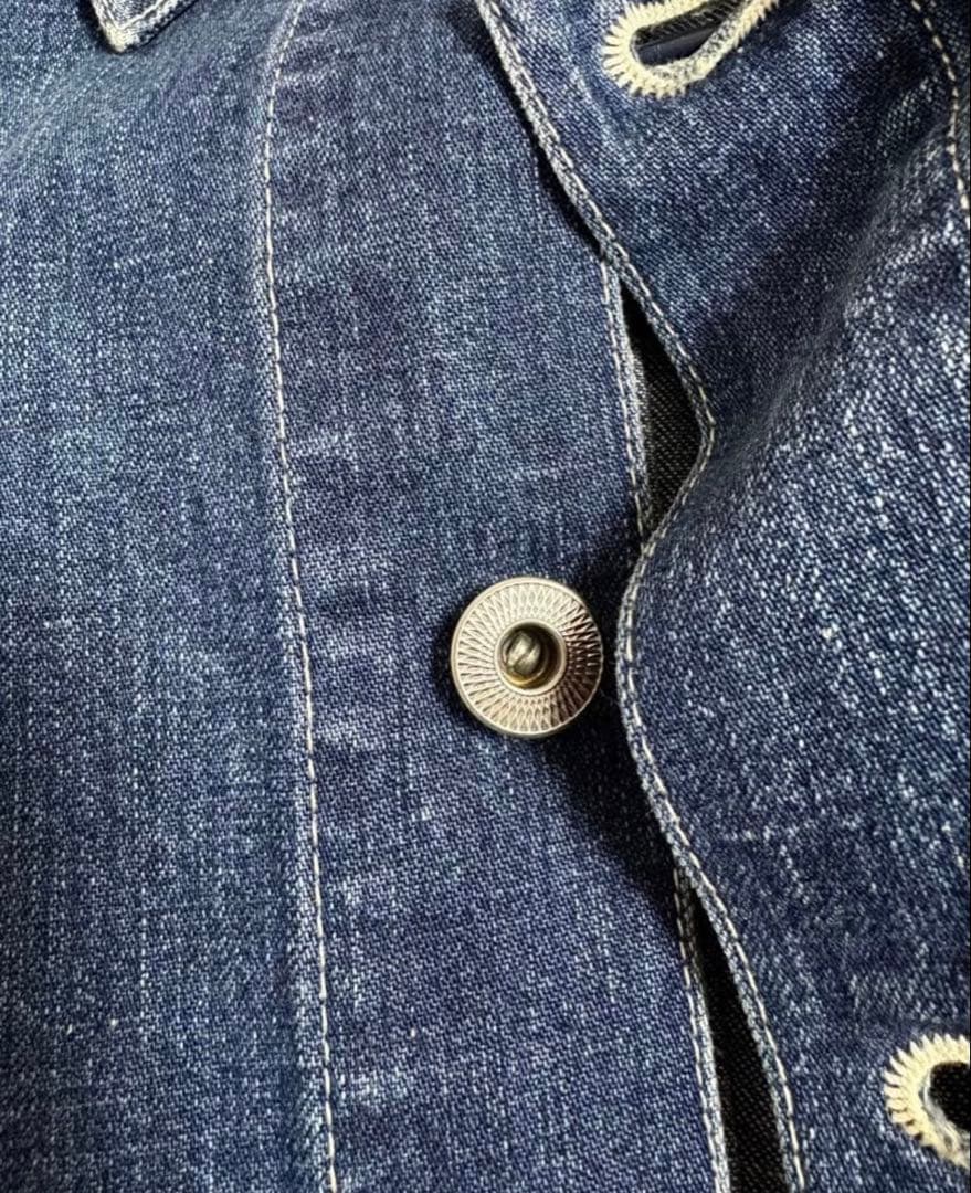 【美品】A.PRESSE \"DENIM COVERALL JACKET サイズ3