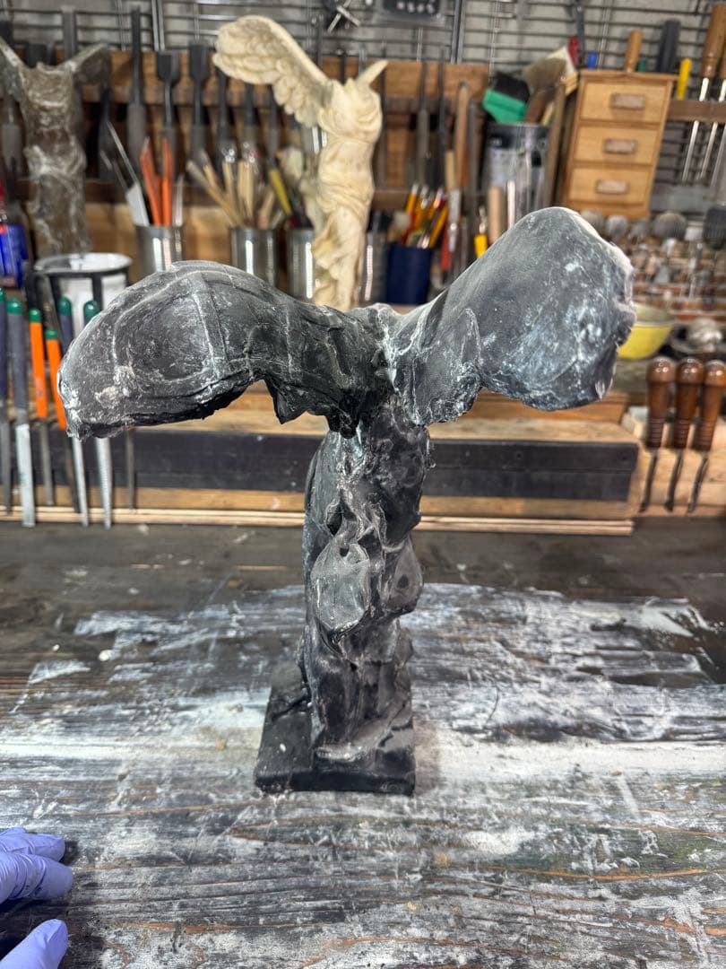 サモトラケのニケ・型製造・未仕上げ品 h350× w200×220 約1.5kg