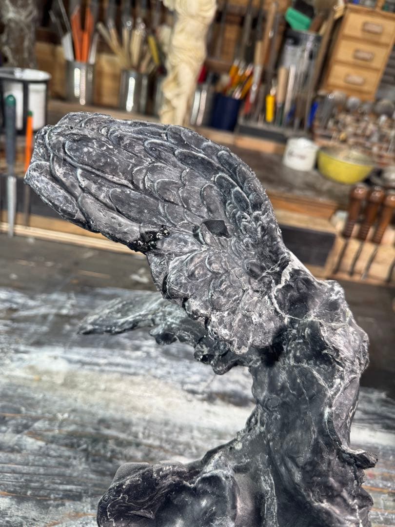 サモトラケのニケ・型製造・未仕上げ品 h350× w200×220 約1.5kg