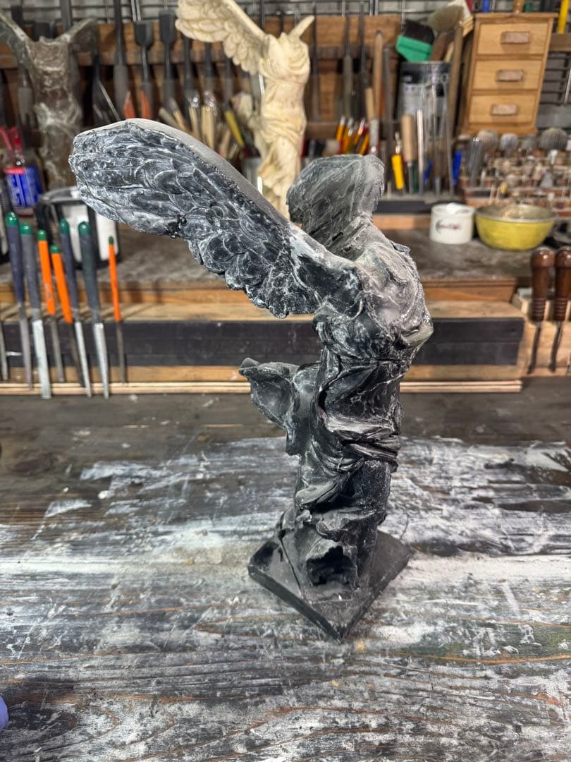 サモトラケのニケ・型製造・未仕上げ品 h350× w200×220 約1.5kg