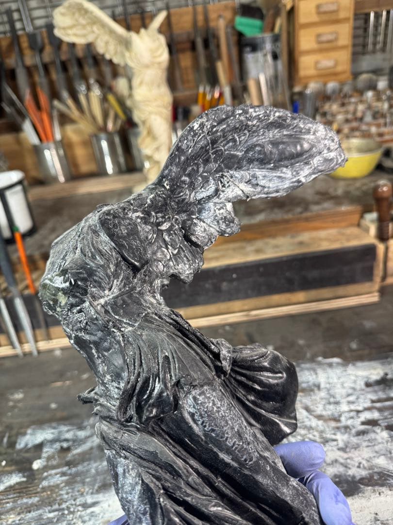 サモトラケのニケ・型製造・未仕上げ品 h350× w200×220 約1.5kg