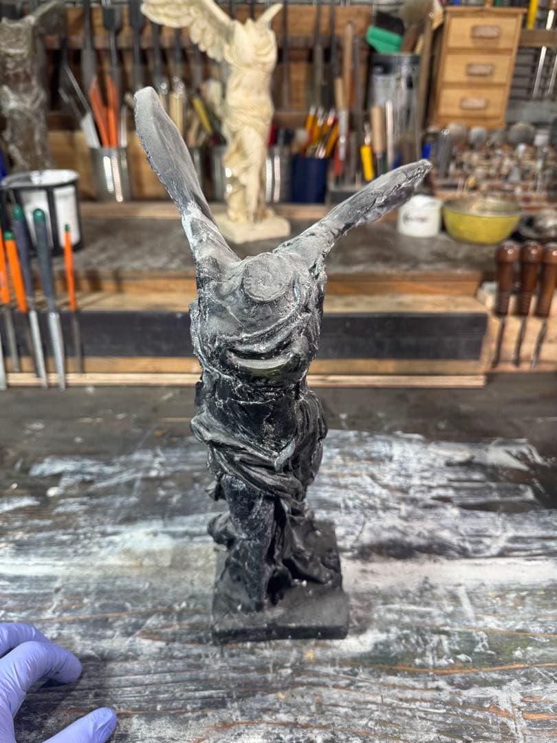 サモトラケのニケ・型製造・未仕上げ品 h350× w200×220 約1.5kg