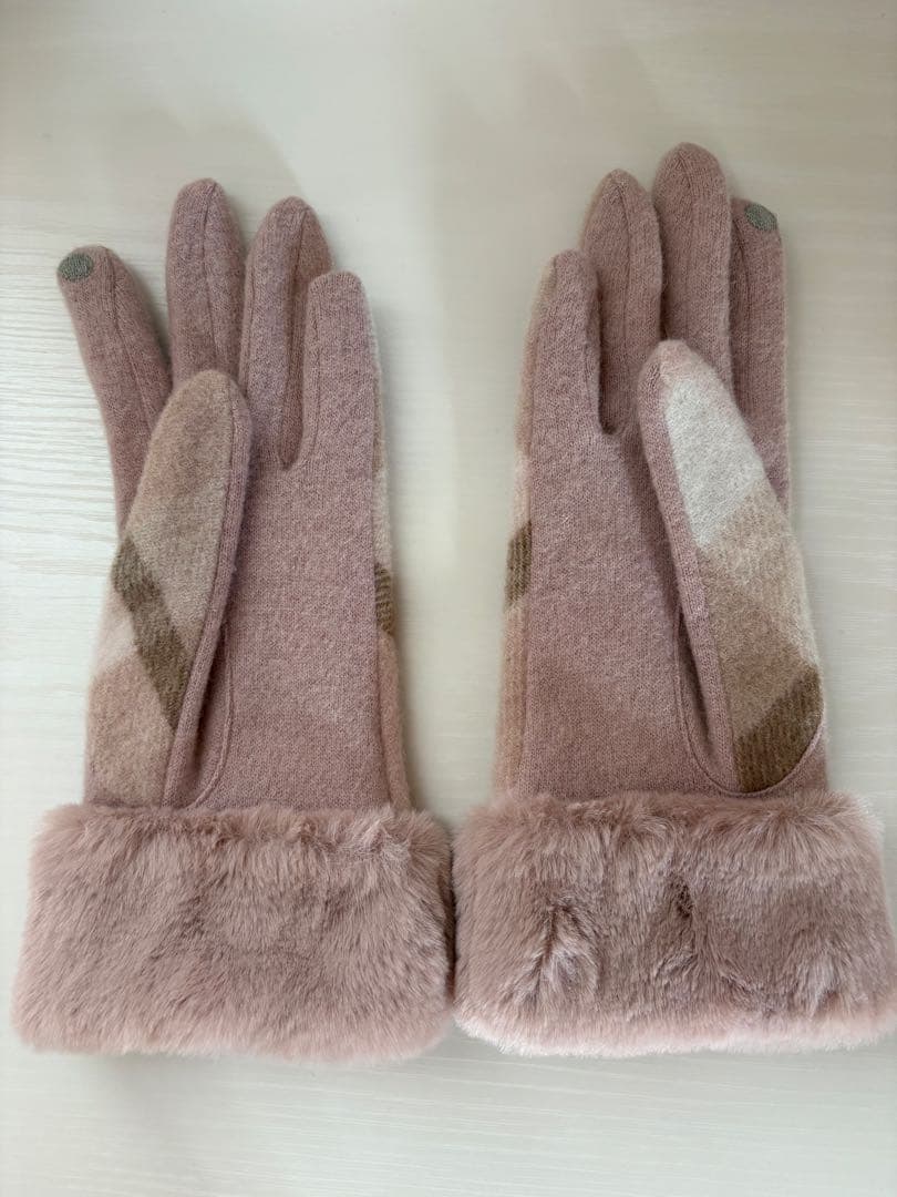 BLUE LABEL CRESTBRIDGE マフラー手袋セット　大判　ストール