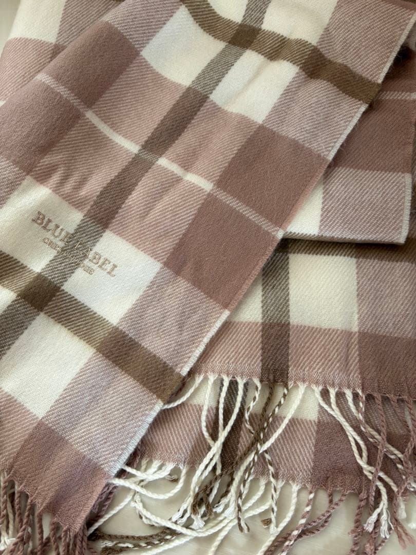 BLUE LABEL CRESTBRIDGE マフラー手袋セット　大判　ストール