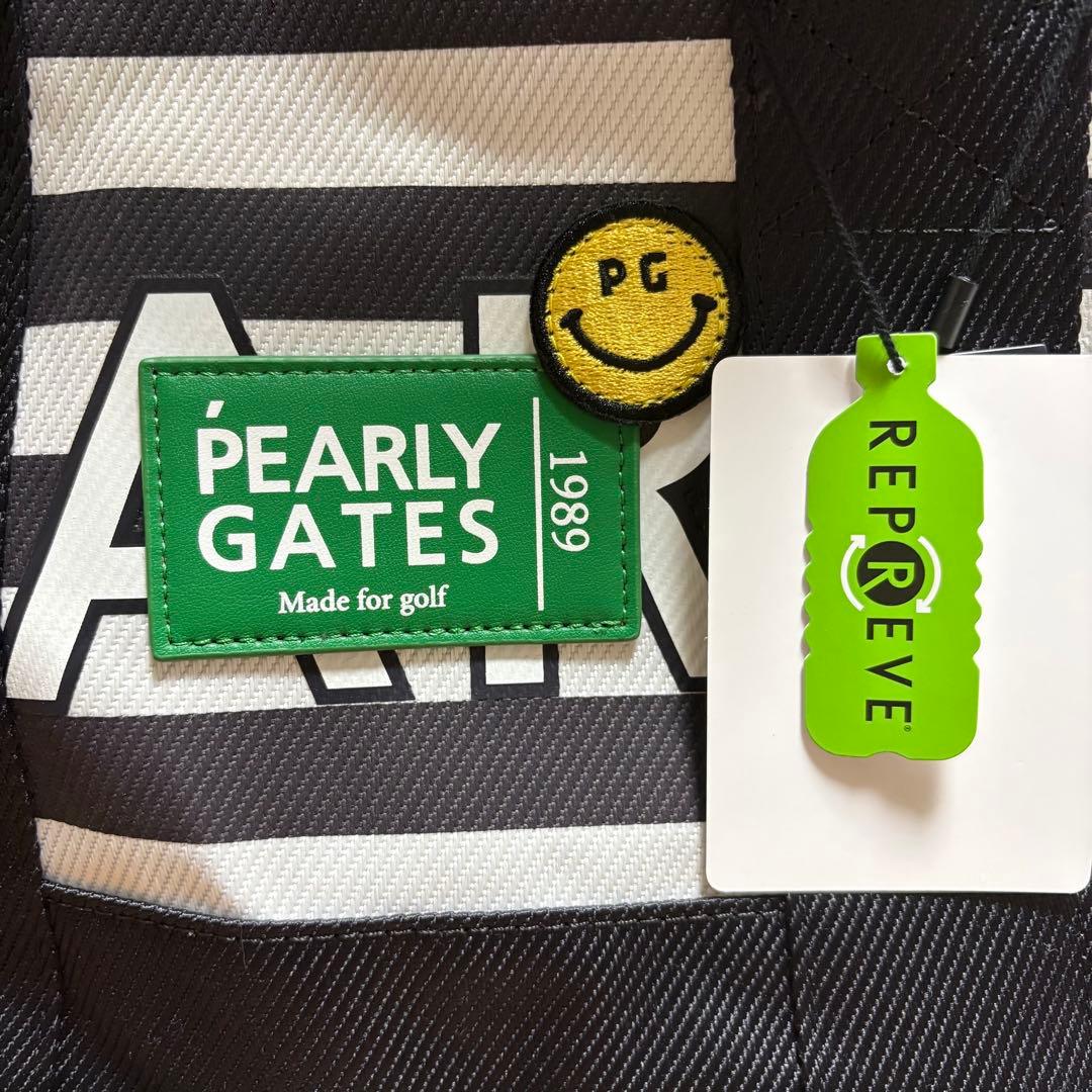 PEARLY GATES パーリーゲイツ　ストライプ ゴルフバッグ FR