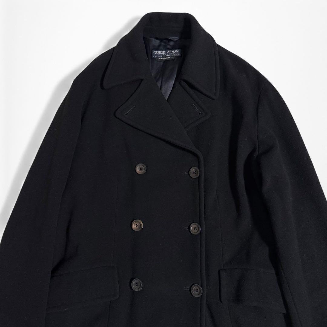 90s Giorgio Armani カシミヤ100% ダブル チェスターコート