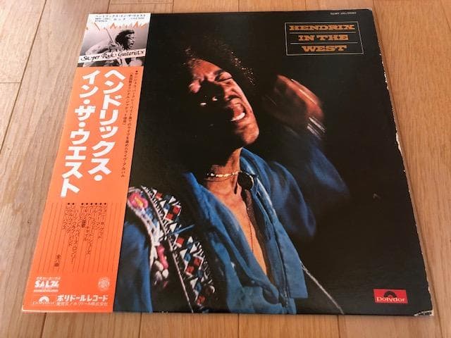 ジミ・ヘンドリックス LP イン・ザ・ウェスト 帯付 ライブ盤 d719y77