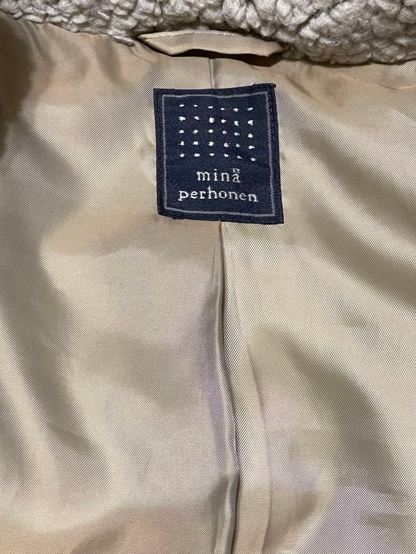 ミナペルホネン　タンバリン　ダウン　ロングコート