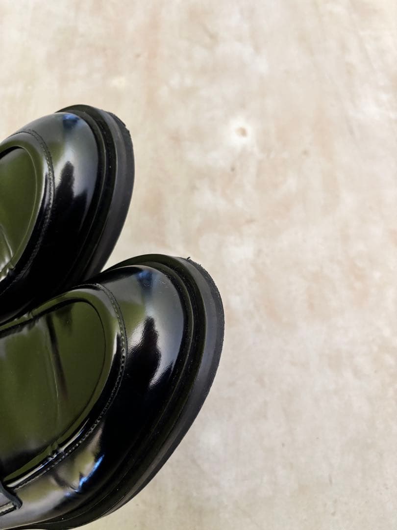 イタリア製　DOLCE & GABBANA 8.5 ローファー　革靴　黒