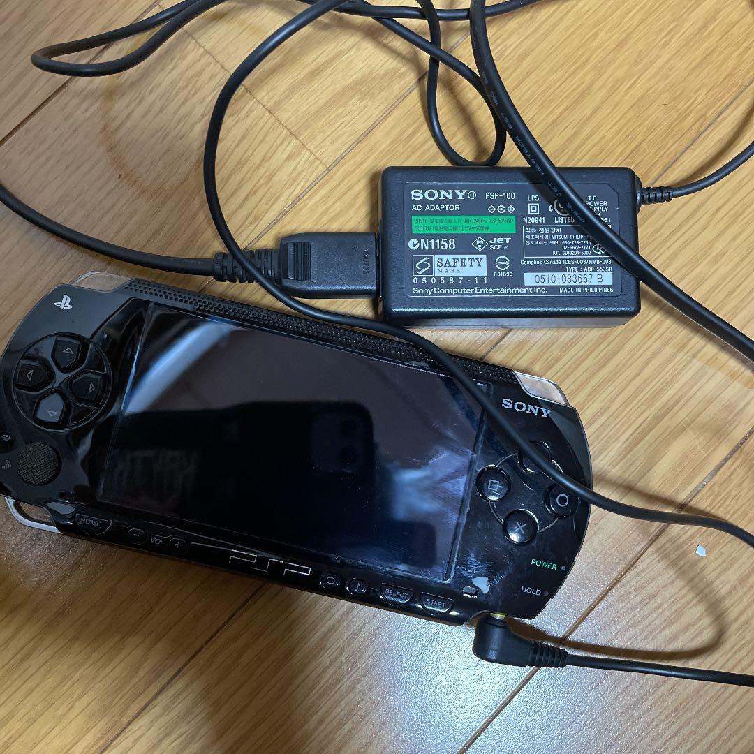 PSP BLACK 本体と充電器