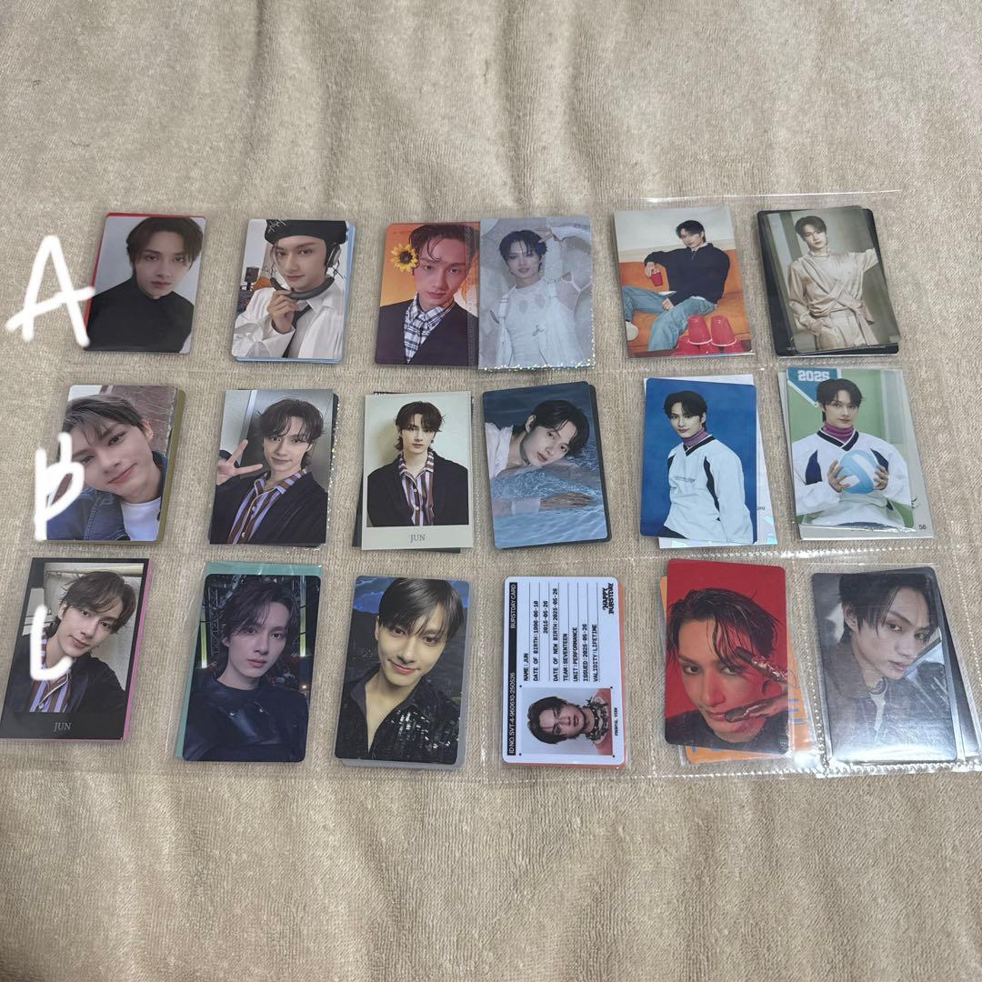 seventeen ジュン 封入 特典 ラキドロ トレカ まとめ売り