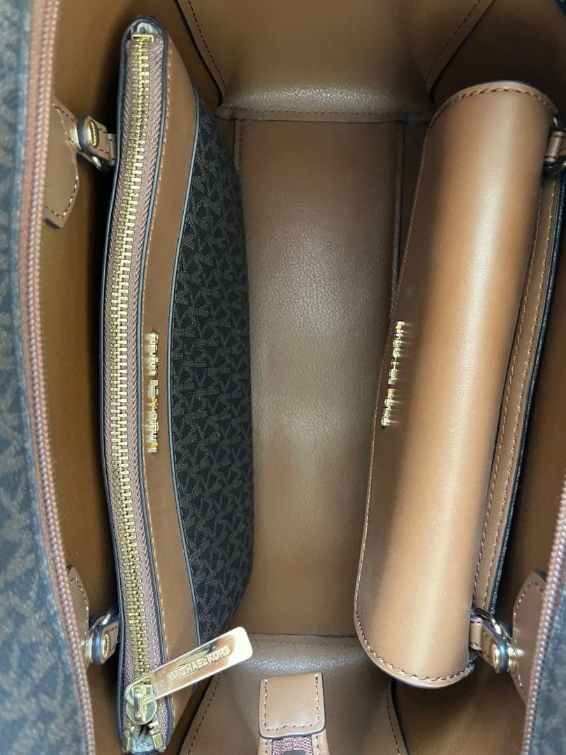 MICHAEL KORS ロゴトートバッグ ブラウン