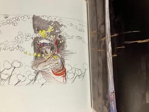 レア 天野喜孝イラスト「魔笛」初版本 帯付き ファンタジー アート あらきりつこ