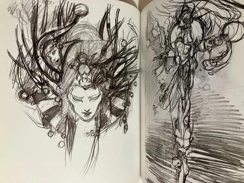 レア 天野喜孝イラスト「魔笛」初版本 帯付き ファンタジー アート あらきりつこ