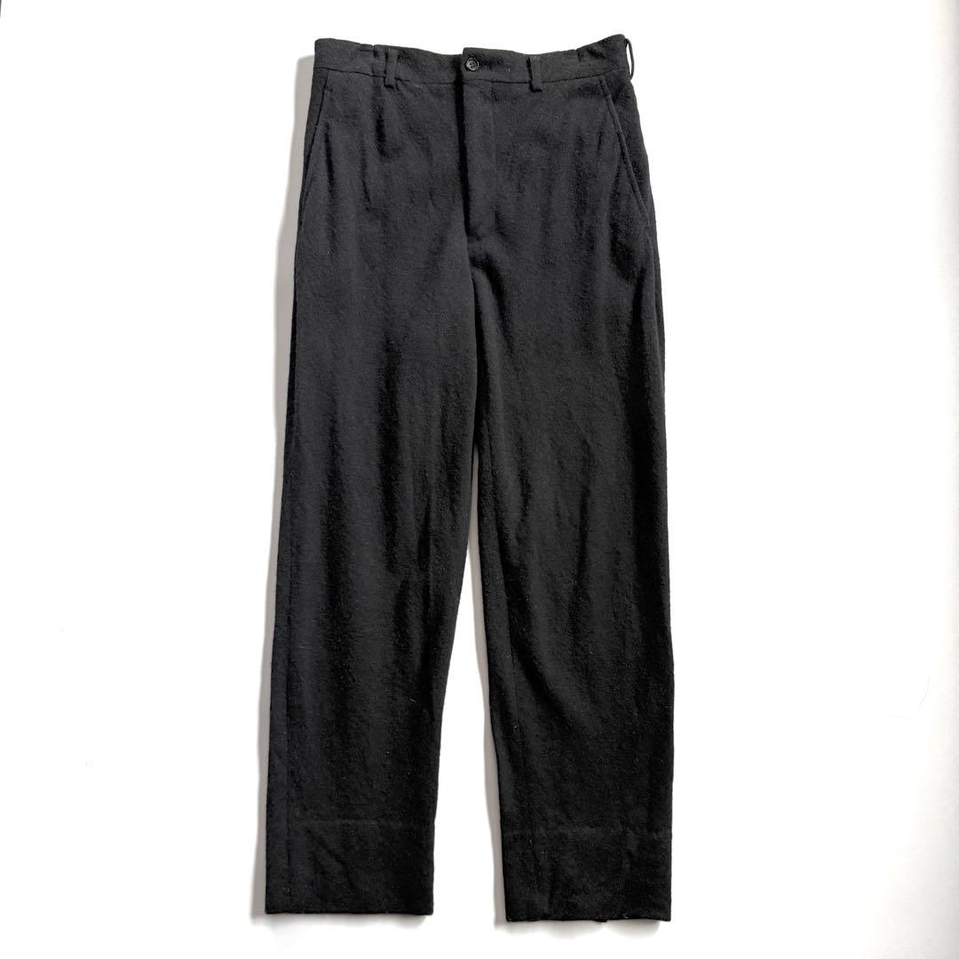 【1/7まで】コムデギャルソン ウール スラックス メンズ 黒 パンツ Sサイズ